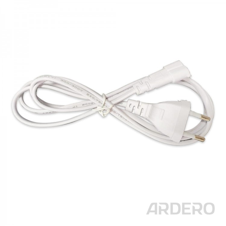 Кабель живлення з вилкою Ardero LD4040-W1 для світильників AL4040 1,5 м ModuLine