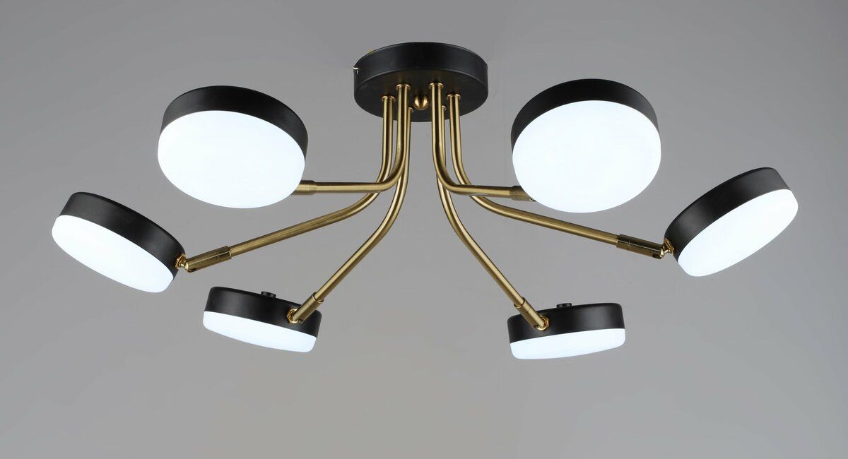 Люстра світлодіодна акрилова у вітальню Sirius B N6665 6 COP+BK.jpg